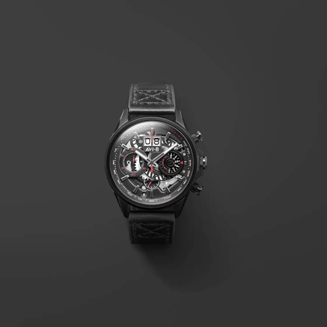 montre_avi_hawker_harrier_3.webp Homme AVI-8 Montre Hawker Harrier II AV-4065-05