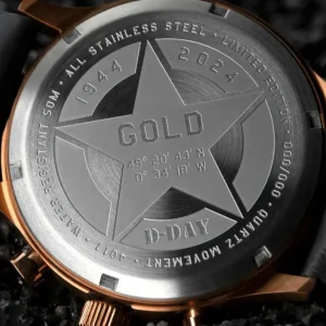 Homme AVI-8 Montre Hawker Hurricane Classic D-DAY 80 Edition Limitée AV-4011-1D