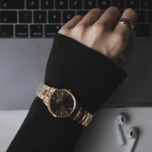 Femme Daniel Wellington Montre Iconic Link Amber DW00100461