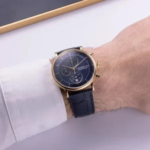 Homme Herbelin Montre Inspiration Chronographe bleu 35647P15