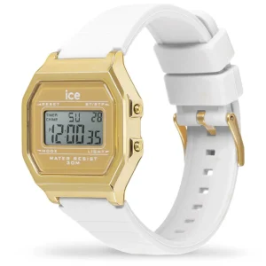 Femme Ice Watch Montre Digit Retro White Gold Small 022049