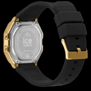 Femme Ice Watch Montre Digit Retro Black Gold Small 022064