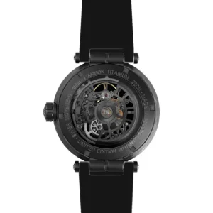 Homme Herbelin Montre Newport Carbon Titane Squelette Edition Limitée 1888SQCTN14CA