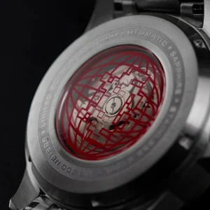 Homme NUBEO Montre Space Invaders Straggler Blue Edition Limitée Automatique NB-6082-SI-22