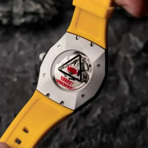 Femme NUBEO Montre Space Invaders Solar Yellow Edition Limitée Automatique NB-6099-SI-03