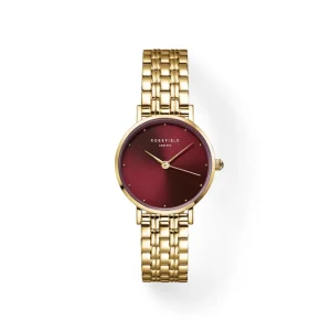 Femme Rosefield Montre Small Edit Bordeaux SEGSG-SE01