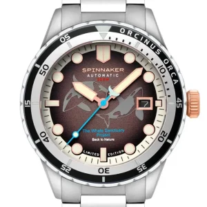 Homme Spinnaker Montre Hass Automatic Whale Sanctuary Project Orcinus Orca Limited Edition SP-5128-44
