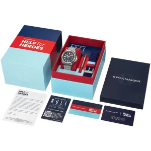 Homme Spinnaker Montre Hull Commander Automatic – Help for Heroes SP-5114-66-HH