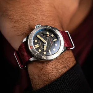 Homme Spinnaker Montre Ocean Black Dolphin Project Edition Limitée SP-5129-22