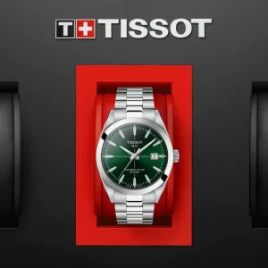 Homme Tissot Montre Gentleman Powermatic 80 Silicium T127.407.11.091.01